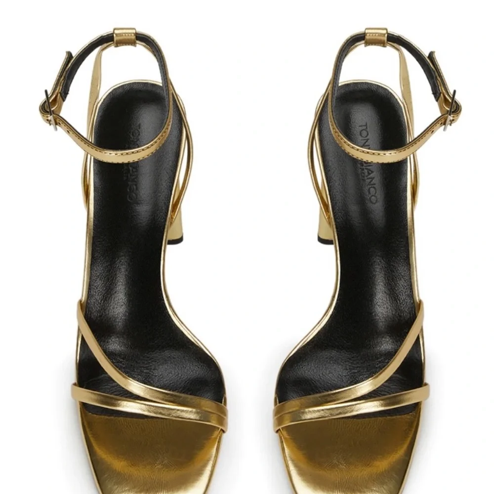 Tony Bianco Fiancé Heels in Gold - Picture 4 of 5